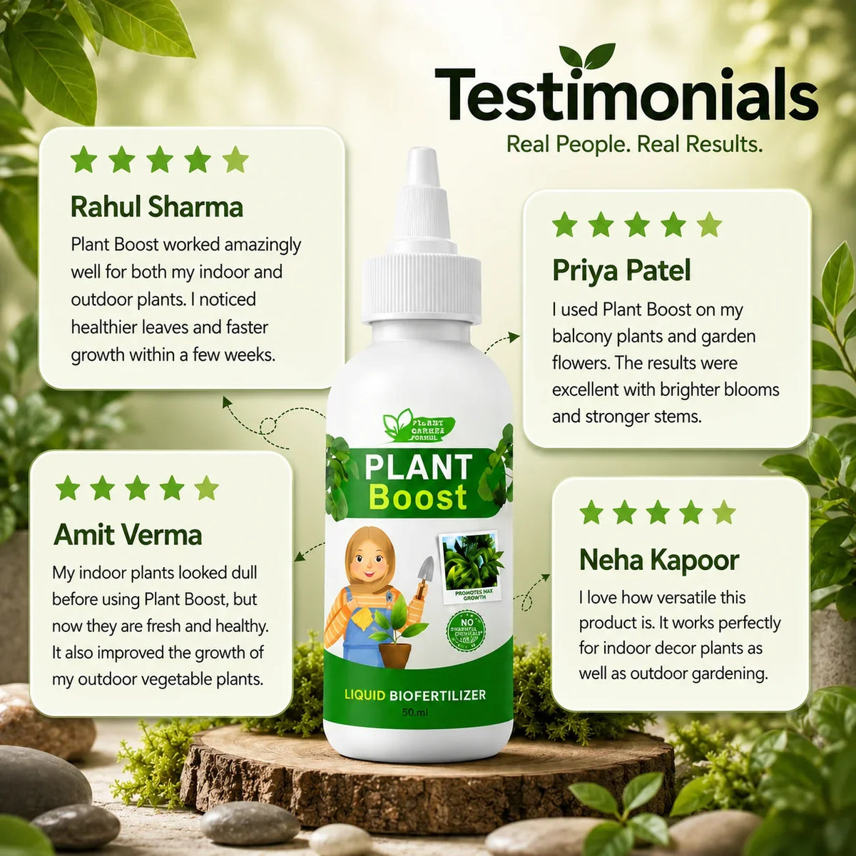 Organic Plant Boost - Faster Growth & Stronger Roots