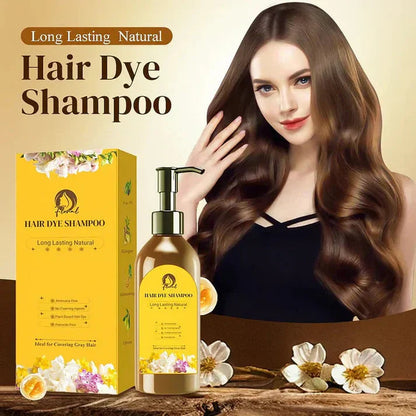 Japanese Long Lasting Natural Hair Dye Shampoo (Buy 1 Get 1 Free)